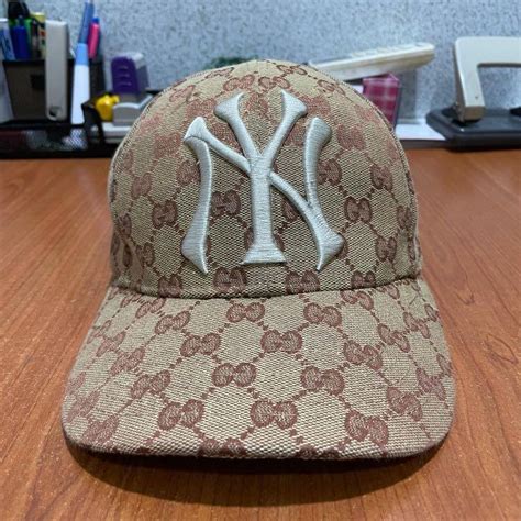 mlb hat gucci|gucci baseball hat women.